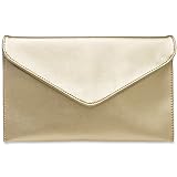 amazon abendtasche gold Aus hochwertigem Kunstleder hergestellt.