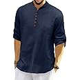 ROYALSCOUT Men's Cotton Polyester Blend Full Sleeve Short Kurta Perfect for Office Gatherings, Festive Dressing, or Traditional Looks