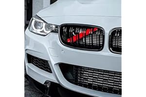 TZYSZDB DWVV F20 F30 Embellecedor de Rejilla para BMW 2 3 Series 2012-2018,Rejilla de Ventilación Decoración de malla de Accesorios de Coche para BMW 320i 328i 330i 335i 428i (F20 F30, Rojo)