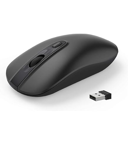RaceGT Kabellose Maus – Leise, Aufladbar Mit USB-C & USB-A, 3 DPI-Stufen Für PC & Laptop