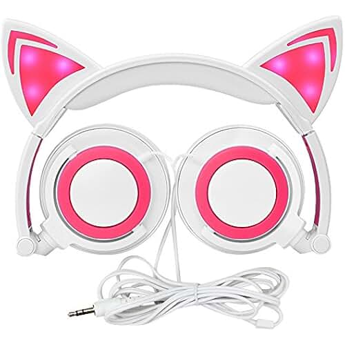 Amazon.co.uk pink cat ears headphones Electronics & Photo