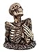 Produktbild Figur einer Skelett Leiche kriecht aus der Erde Poly Totenkopf TOP