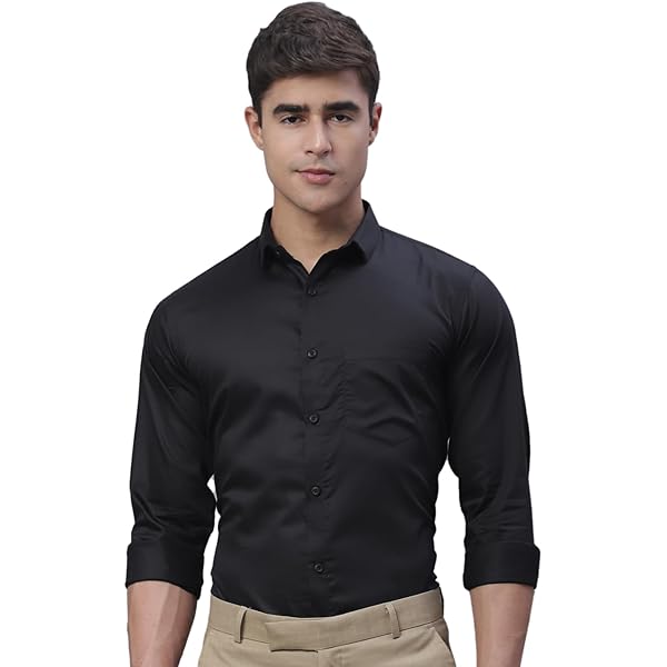 ZEROYAA Mens Hipster 3D Rose Deign Slim Fit Long Sleeve Button Up