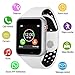 Produktbild SLSH Smart Uhren, Touchscreen Bluetooth Smartwatch mit Kamera entsperrt Smart Watch mit SIM TF Card Slot Smart Armbanduhr Kompatibel Android Handys Samsung LG iOS iPhone für Männer Frauen Kinder