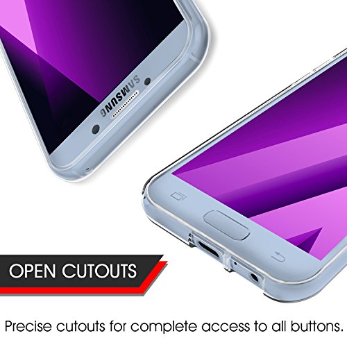 Samsung Galaxy A5 (2017) Hülle, KKtick Transparente Kratzfeste Schutzhülle Crystal Clear Bumper Premium TPU Silikon Durchsichtige Handyhülle für Samsung Galaxy A5 (2017) 5.2 Zoll Case Cover - 3