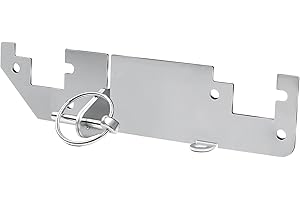 HOIIME Serratura per porta posteriore, protezione anti-furto H1/H2, con aletta di aggiornamento, senza foratura, chiusura extra forte, accessorio per camper per Fiat Ducato, Jumper, Boxer X250 X290