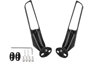 YHTIMIOX Adjustable Motorcycle rearview side mirror CNC Wind Swivel Wing Fin For Honda CBR600RR CBR1000RR CBR954RR CBR929RR