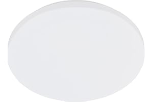 EGLO LED Deckenlampe Frania-IP, Deckenleuchte Badezimmer, Lampe Decke aus weißem Metall und Kunststoff, Badlampe warmweiß, neutralweiß, kaltweiß, IP44, Ø 31 cm