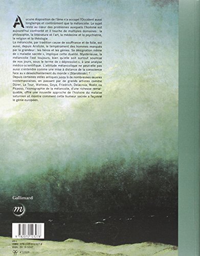 Livres Couvertures de Mélancolie: Génie et folie en Occident