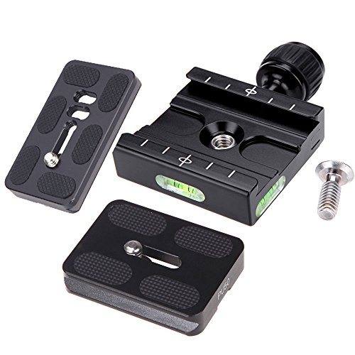 Andoer Adapterplatte Platz Klemme + PU-50 Schnellwechselplatte PU-70 Schnellwechselplatte fr Benro Arca Swiss