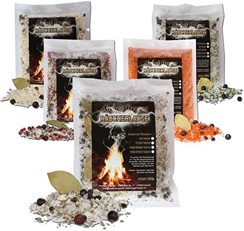 Angel Berger Smoked Salt - Selection of Different Flavours   , Laugenset 5 verschiedene Sorten