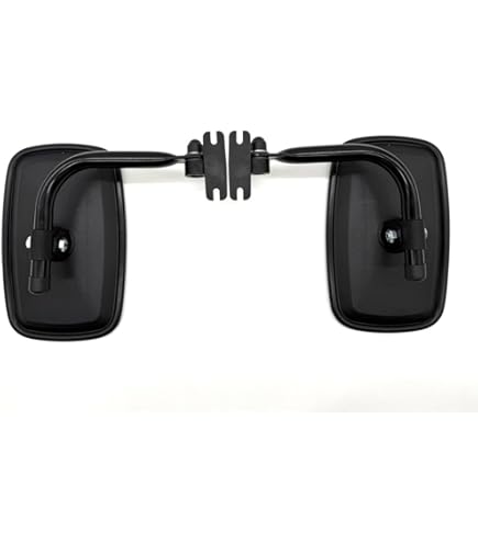 Lot De 2 Rétroviseurs Extérieurs Pour Tracteur/Camion - 233x145mm - Bras 400mm, Ø18mm - Homologation E-20