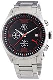Puma Time Herren-Armbanduhr XL Driver Chrono Metal- L Silver Chronograph Quarz Edelstahl PU102621004