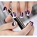 Bling Art False Nails French Manicure Purple 4 Joy Full Cover Medium Tips UK
