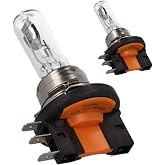 CARALL 2 x 12V Halogen Car Lamps (H15 12V 15/55W PGJ23t-1 64176)