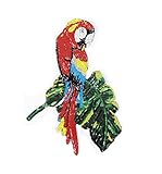 Tamaño: 36.6 * 23.0 cm lumanuby 1 x Multicolor Papagayo Patch Ropa bordado Aplicaciones aufbügler de lentejuelas para chaquetas/Camiseta de/Jumper aprox. 36.6 * 23.0 cm, parche Serie