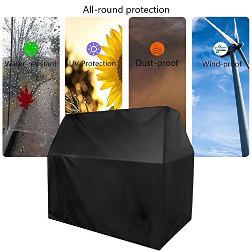 Grill Abdeckhaube, CrazyFire Wasserdichte Grillabdeckung BBQ mit Barbecue Pinsel Patio Outdoor Barbecue Schutzhülle Abdeckhaube Haube 170*61*117cm – Zusätzliche Barbecue Pinsel - 3