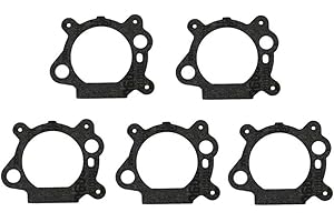 HURI 5 Stück Luftfilterdichtung Luftfilter Vergaser Dichtung für Briggs & Stratton 795629 4156 272653 272653S Quantum ReadyStart