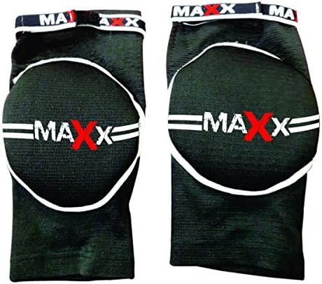 MAXX Original Knees Caps Knee Pads Elasticated Guards MMA Padded Gym Protector Brace Support Guard Fitness