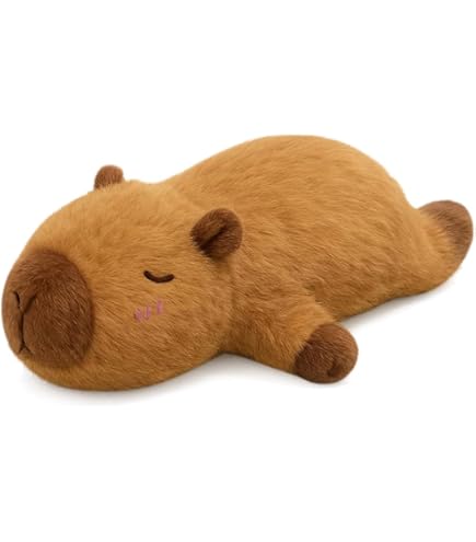 Pluche bruine waterzwijn/capibara knuffel 28 cm speelgoed | Surprise winkel