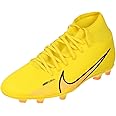 NIKE Superfly 9 Club FG/MG Mens Football Boots DJ5961 Soccer Cleats (UK 10.5 US 11.5 EU 45.5, Yellow Strike Sunset Glow 780)