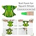 Born Pretty 100pcs/roll Square Shape Adhesive Nail Form for Acrylic/UV Gel Nail Tip Nail Extension Nail Art Tool
