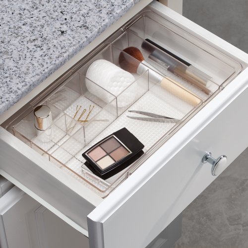 InterDesign 38280EU Clarity Ausziehbarer Schubladen-Organizer, durchsichtig - 2