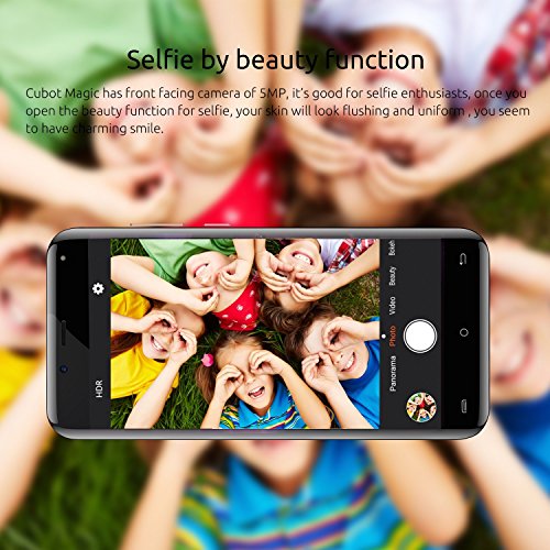 Smartphone ohne Vertrag, Cubot Magic 4G Dual Sim GÃ¼nstig Handy, 5 Zoll Android 7.0 HD IPS Handys mit MT6737 3GB RAM+16GB ROM, Dual Rear Kamera 13MP+ 5MP Front Kamera, 2600mAh Akku, Bluetooth,GPS- Gold