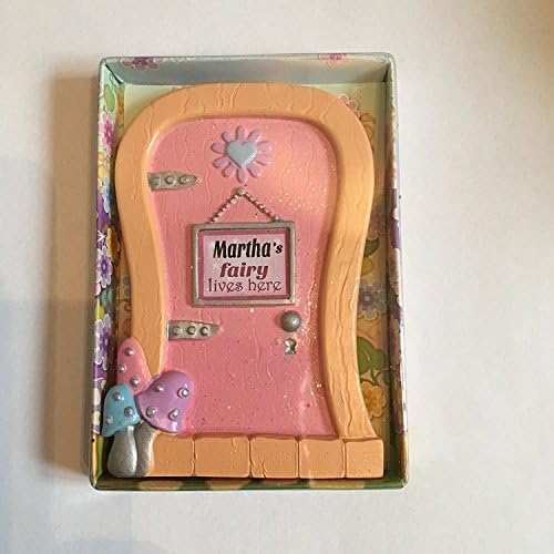 MARTHA Personalized Magical Fairy Door "MARTHA'S Fairy Lives Here" Fairy Door from Ireland - Can't find the name you need buy a blank and let the fairy personalise her own door while you sleep!