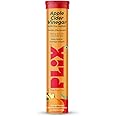 PLIX - THE PLANT FIX Apple Cider Vinegar Effervescent Tablet with mother for weight loss with vitamin B6 & B12 | Pack of 1 Orange Squeeze 15 tablets | 100% vegan | No added Sugar |Easy to carry