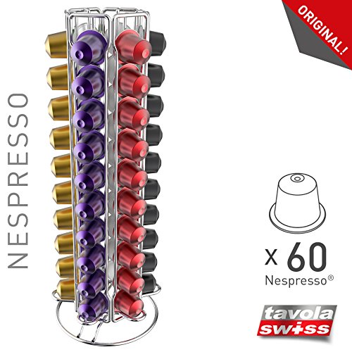 Tavola Swiss VISTA-60 Easy, soporte para 60 cápsulas de café Nespresso