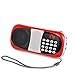 Price comparison product image Timorn Mini Portable FM Radio Speaker Music Player Support USB Disk Input/ Micro SD/TF Card For Mobile Phone,MP3 MP4 MP5 PC and Computer (Y898) (Red)