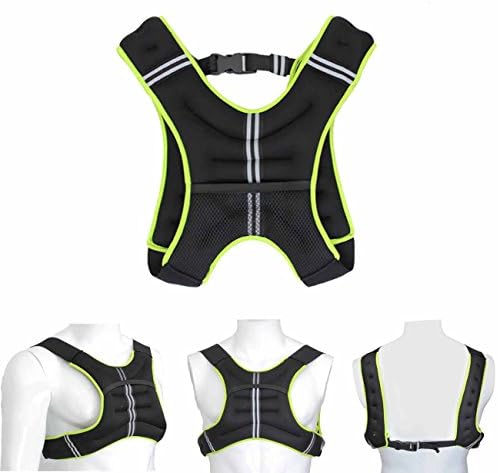 Weighted Vest 5Kg Weight Loss Training Running Adjustable Jacket Removable Weight Crossfit Weight Loss Body Workout Exercise