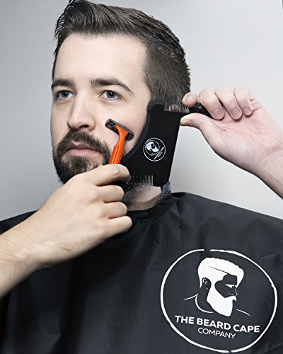 „The Beard Cape Company“ bietet einen Schablonenkamm für schicke Rasuren und ein außergewöhnliches Styling - 8