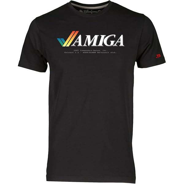 TShirt-People Amiga T-Shirt Für Herren – 100% Baumwolle, Retro-Design, In Vielen Größen