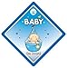 Baby On Board Sign, Baby on Board Car Sign, Car Sign, Blue Basket, Baby on Board, Baby Car Sign, Decal , Bumper Sticker, Baby Boy On Board