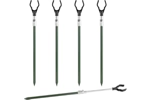 Oxbridge Telescopic 40-60cm Fishing Bankstick Adjustable Extending Rod Rest