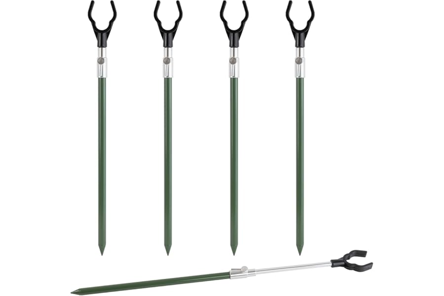 Oxbridge Telescopic 40-60cm Fishing Bankstick Adjustable Extending Rod Rest