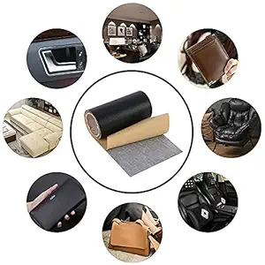 ELECSA Leather Repair Patch Leather Adhesive Kit for Couch Furniture Sofas Car Seats Hand Bags Jackets (30cm X 60cm)