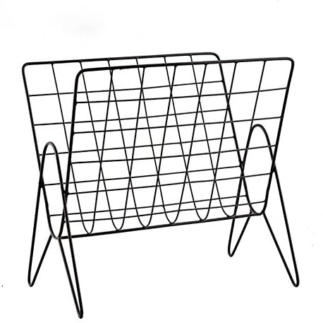 Stylish Simple File organizer rack,Bookshelf Shelf Newspaper and magazine rack Desk Computer desk Mini Small bookshelf housing Magazine rack floor-A 37x37x24cm(15x15x9)