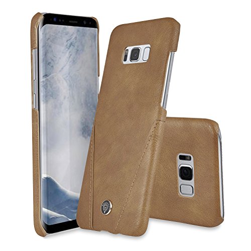 Parallel Universe® Luxury Stitched Champion PU Leather Back Case Cover for Samsung Galaxy S8 Plus (Brown) RS.349 (65.00% Off) - Amazon