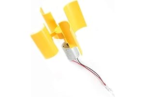 LHKJ DIY Motor Vertical Hojas de Turbinas de Viento Mini Generador de Viento LED Modelo De Enseñanza