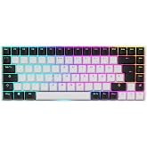 Sharkoon SGK50 S2 Tastatur – Weiß, RGB, Gateron Brown Schalter, Hot-swappable