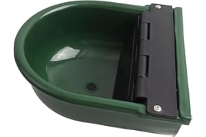 COCOARM Water Troughs Livestock Cattle Water Trough Water Drinkers For Horses Green 4L Capacity Automatic Float Valve Water Trough Livestock Drinking Bowl For Horse, Cattle And Sheep