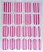 Chix Nails Nail Wraps Pink Candy Stripes Fingers Toes Vinyl Foils Minx Trendy Style