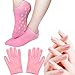 Moisturizing Socks, CoFashion Unisex Moisturizing Whitening Beauty Healthy Spa Skin Care Therapy Treatment GEL Gloves Heel Socks Booties for Dry Hard Cracked Skin