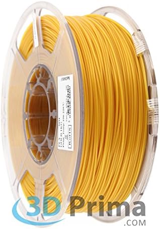 3D Prima
 3DPPLA300GD
 Print Filament, PLA, 3 mm, 1 kg Spool, Gold