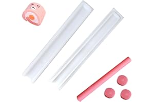 LaceDaisy DIY Long Tube Mousse Dessert Moule Tube de Silicone Moule pour la Fabrication de savons Moule à Bougie Fait à la Main Bougie, Décoration Gâteau Outil,Cuisine Artisanat Décorations