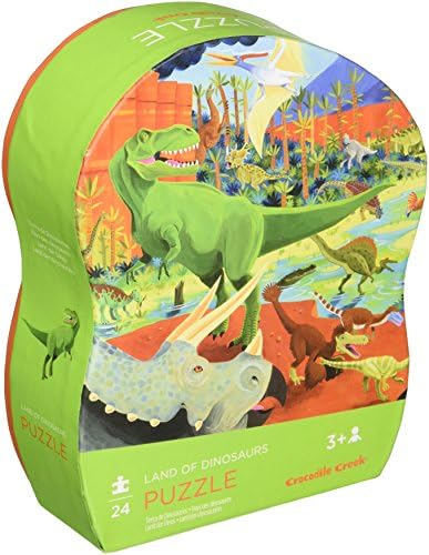 Crocodile Creek Land of Dinosaurs Jigsaw Puzzle (24 Piece)