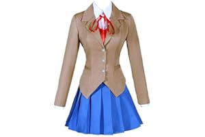 Cosplay Life Doki Doki Literature Club Uniform Cosplay Costume Halloween Outfit for Unisex Adult